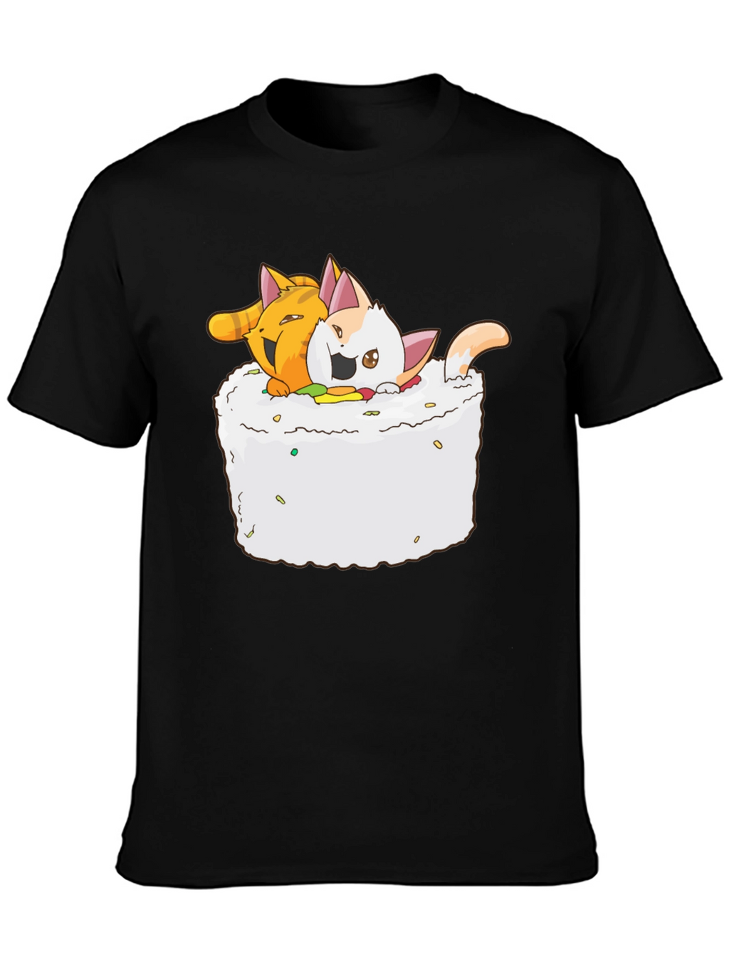 Sushi Cats T-Shirt - Cute Kawaii Graphic Tee