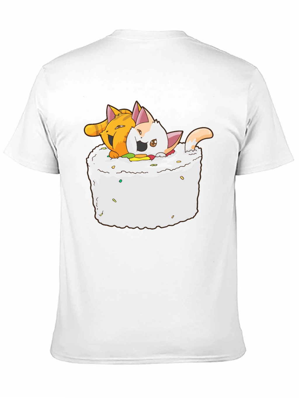 Sushi Cats T-Shirt - Cute Kawaii Graphic Tee