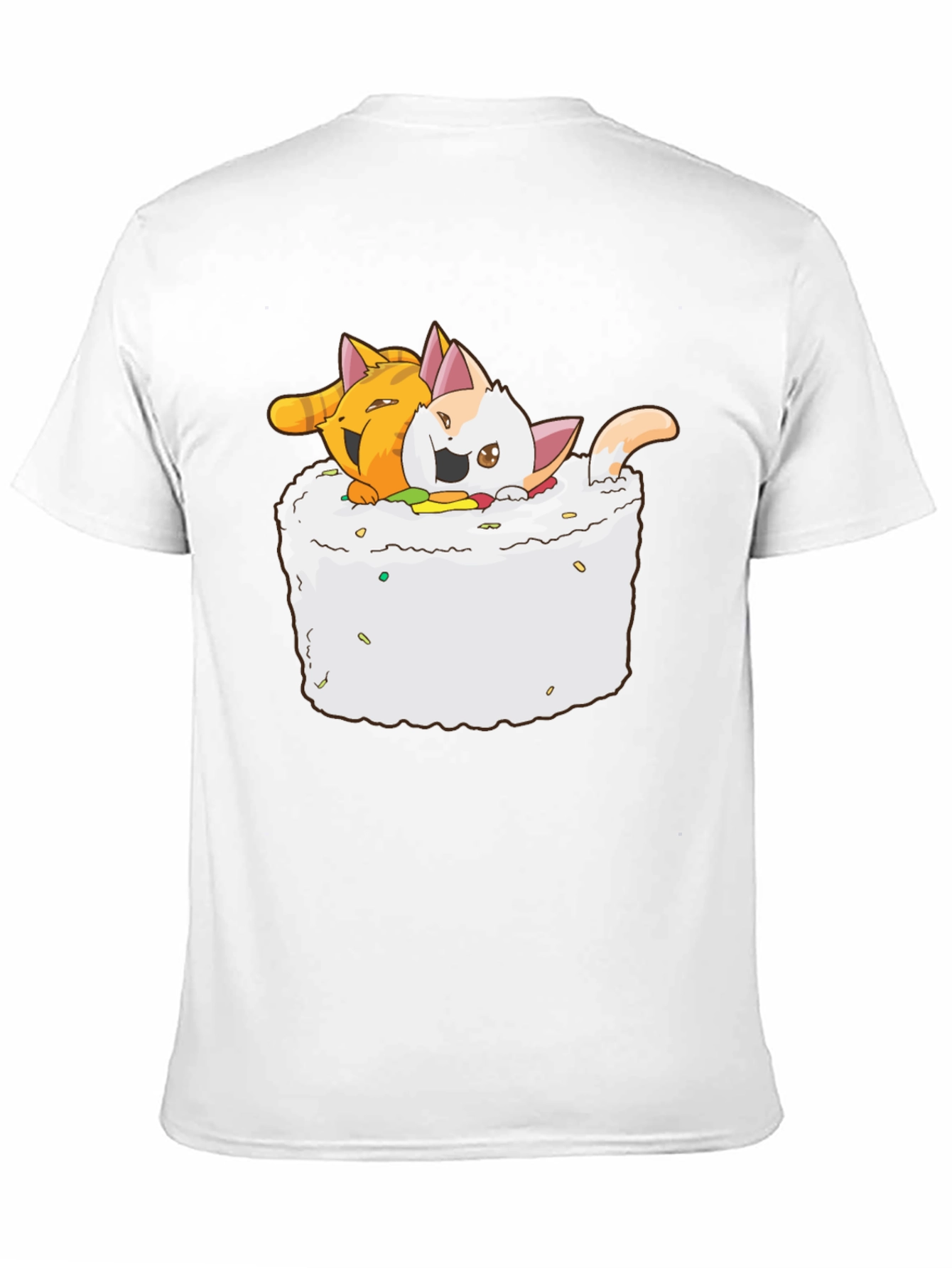 Sushi Cats T-Shirt - Cute Kawaii Graphic Tee