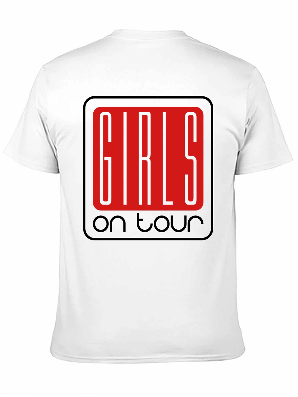 Girls on Tour Black Graphic Tee