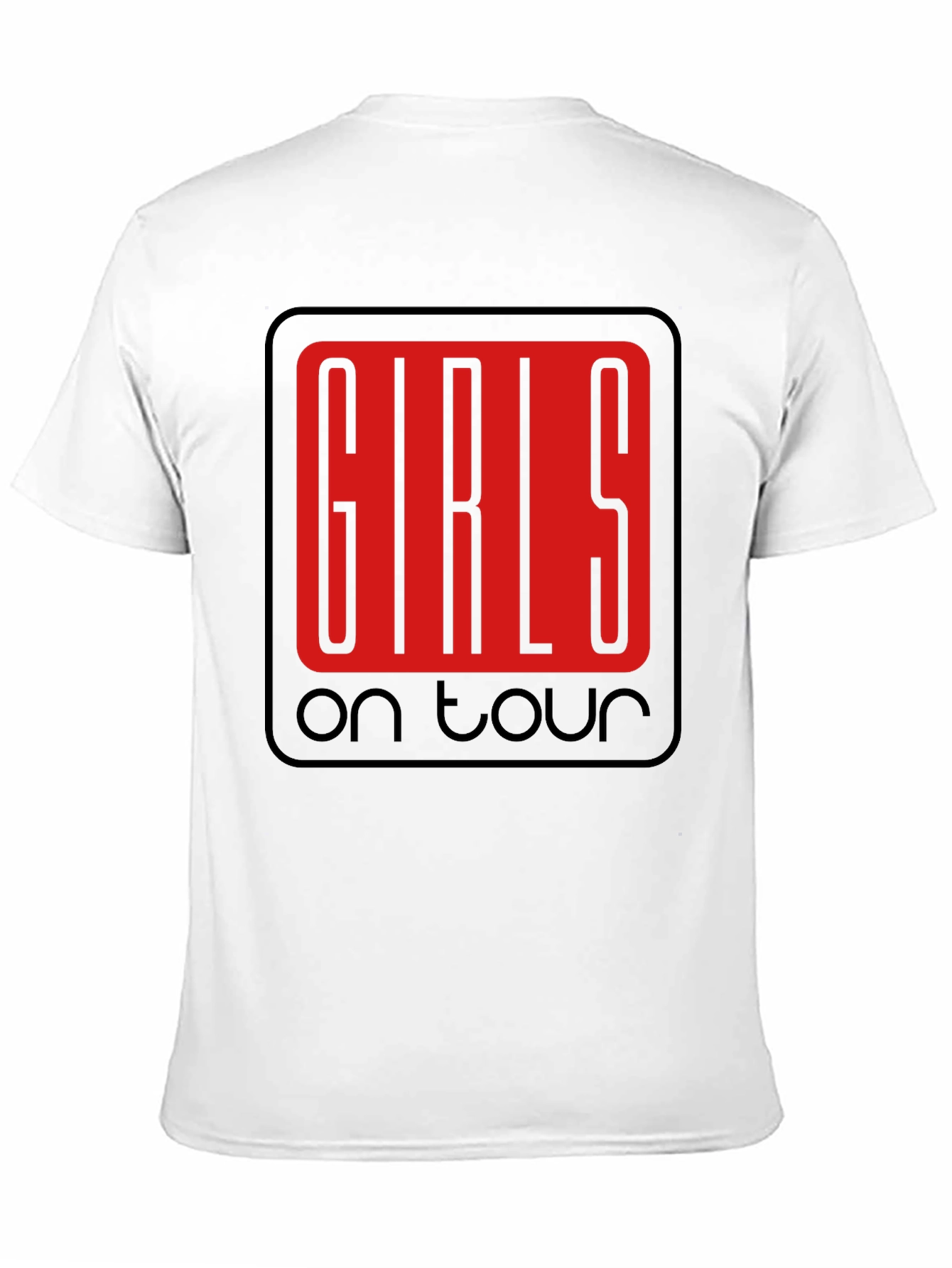 Girls on Tour Black Graphic Tee