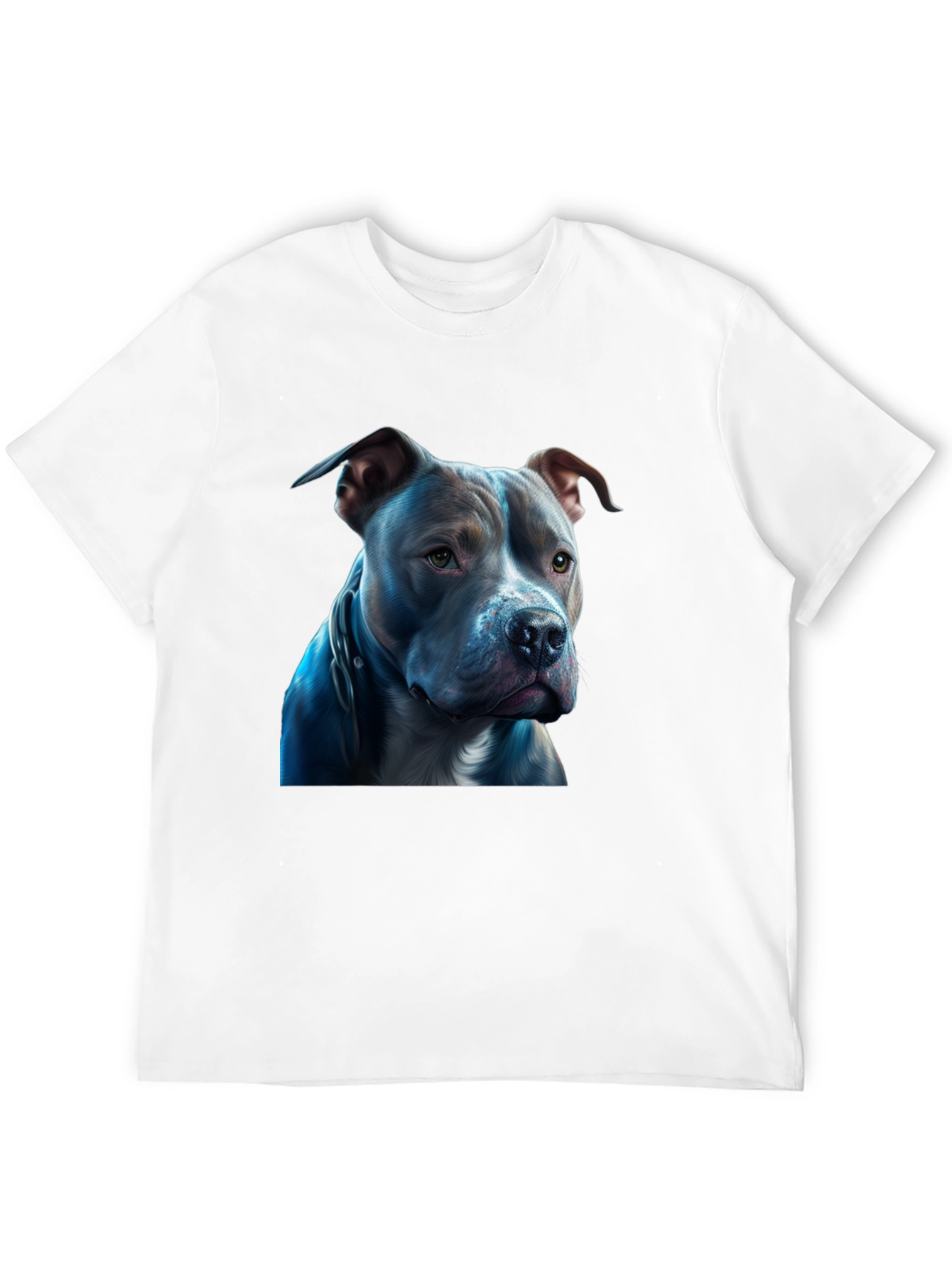 Pitbull Dog Graphic Black T-Shirt