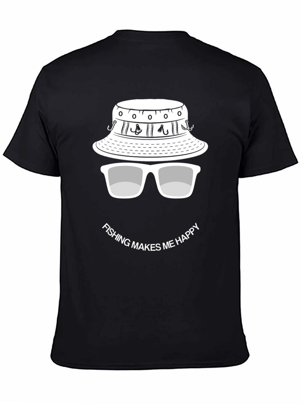 Fishing Makes Me Happy T-Shirt