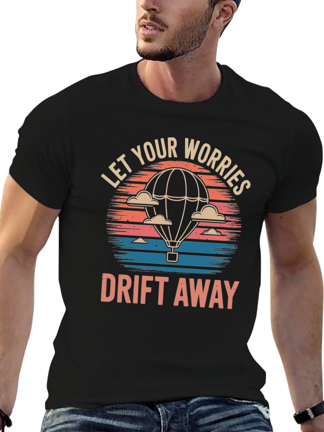 Let Your Worries Drift Away Graphic T-Shirt