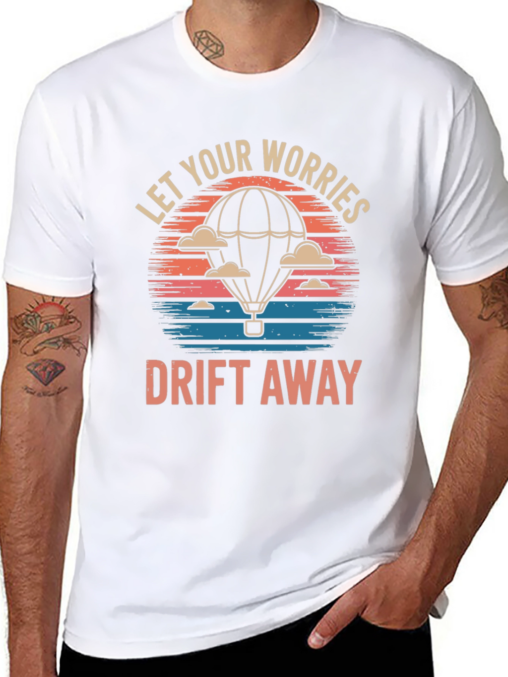 Let Your Worries Drift Away Graphic T-Shirt