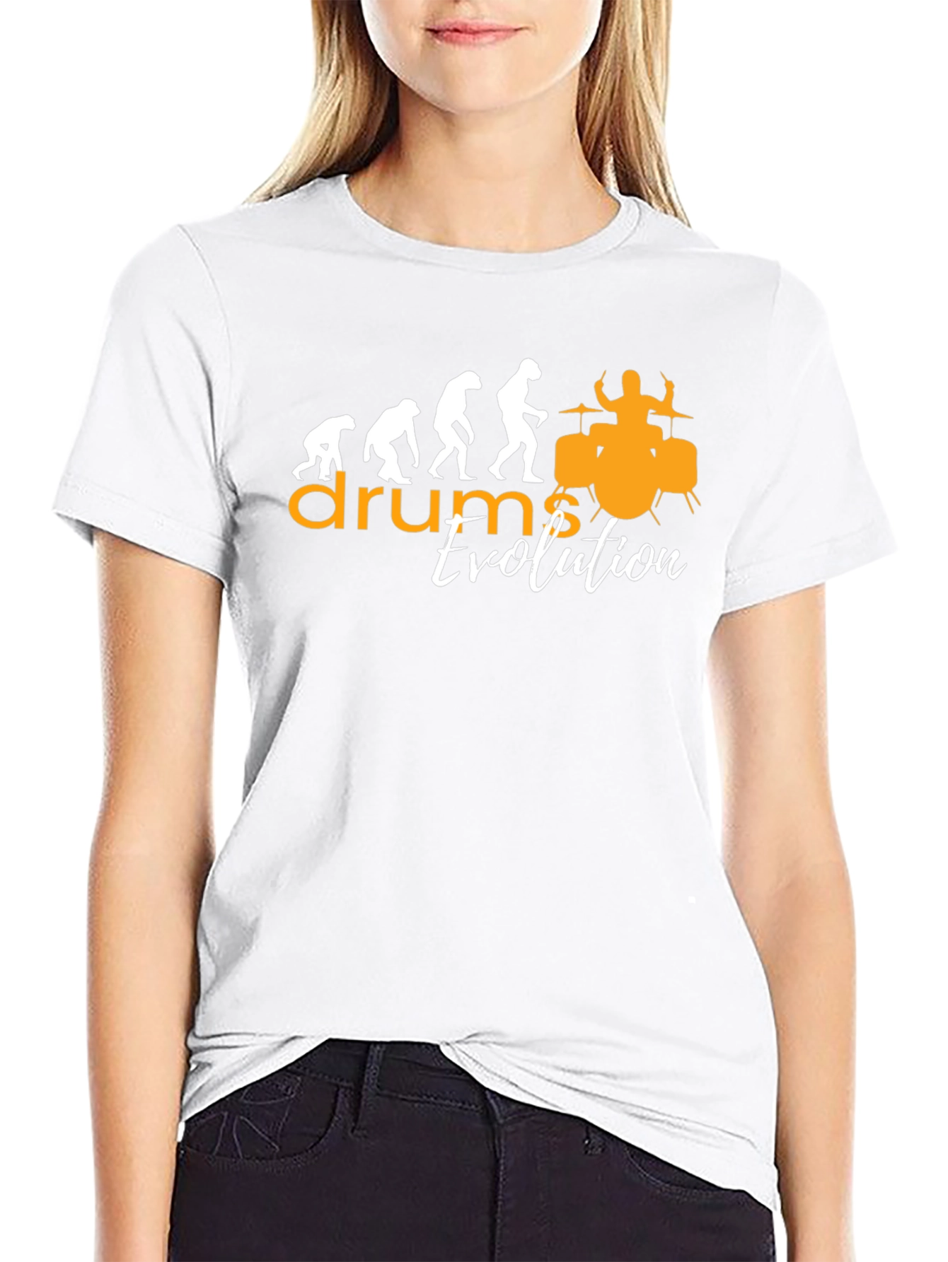 Drum Evolution Graphic Tee - Musician T-Shirt