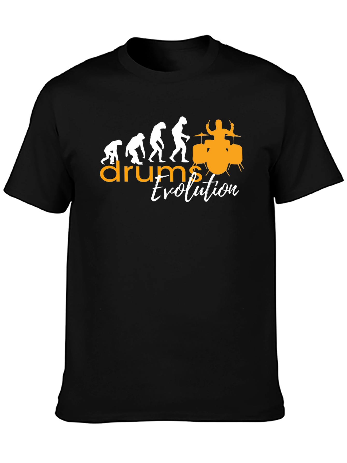 Drum Evolution Graphic Tee - Musician T-Shirt