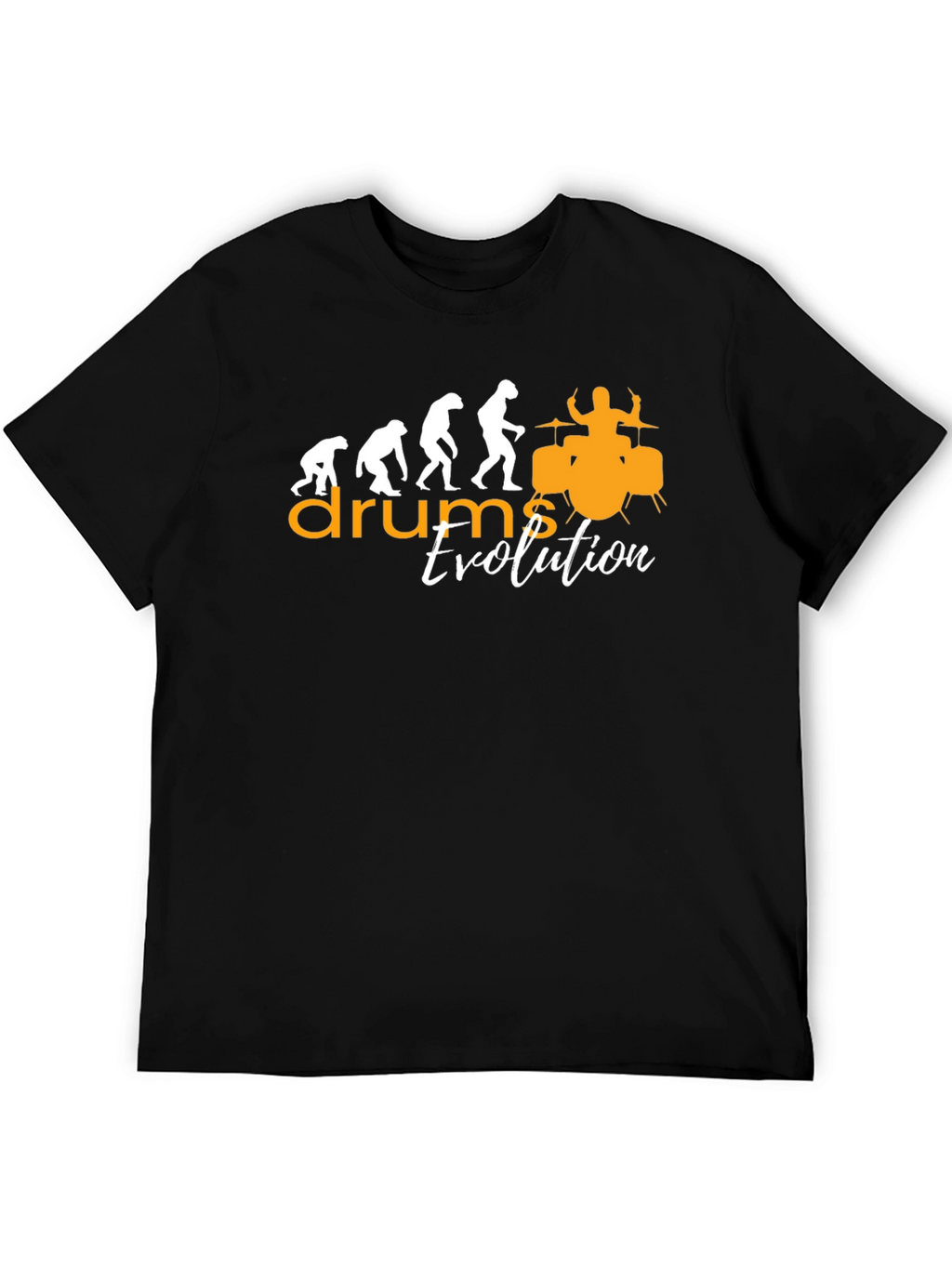 Drum Evolution Graphic Tee - Musician T-Shirt
