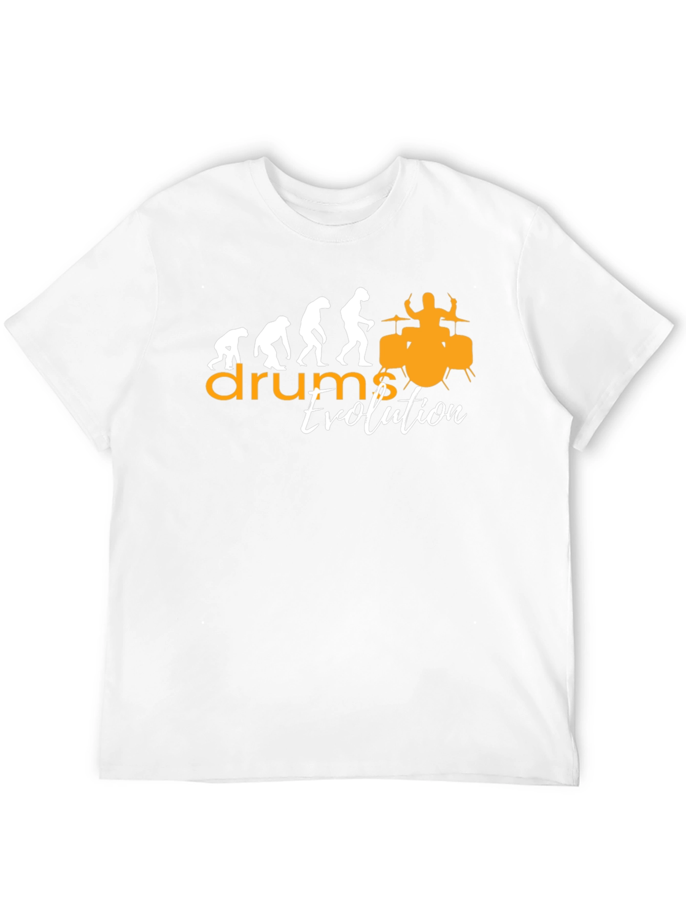 Drum Evolution Graphic Tee - Musician T-Shirt