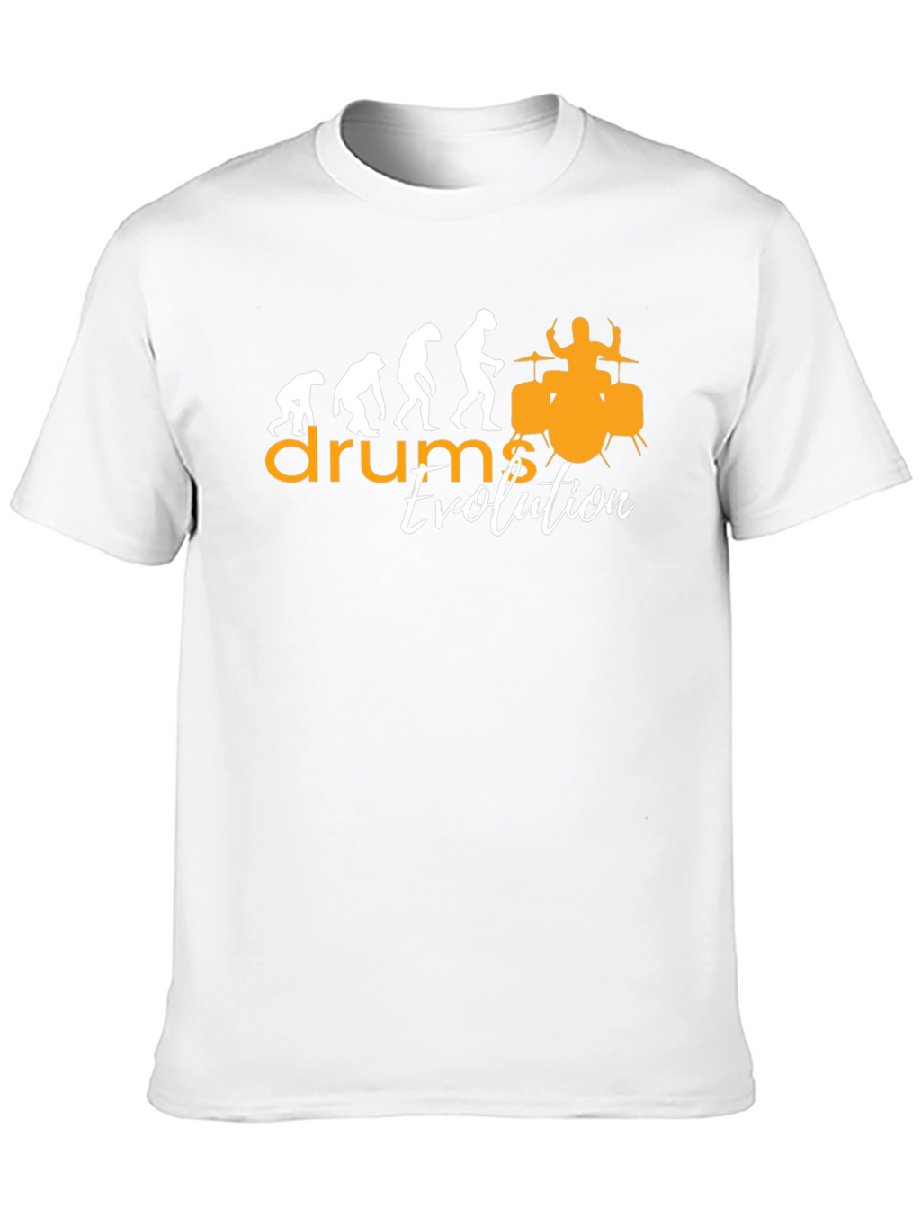 Drum Evolution Graphic Tee - Musician T-Shirt