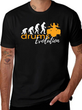 Drum Evolution Graphic Tee - Musician T-Shirt