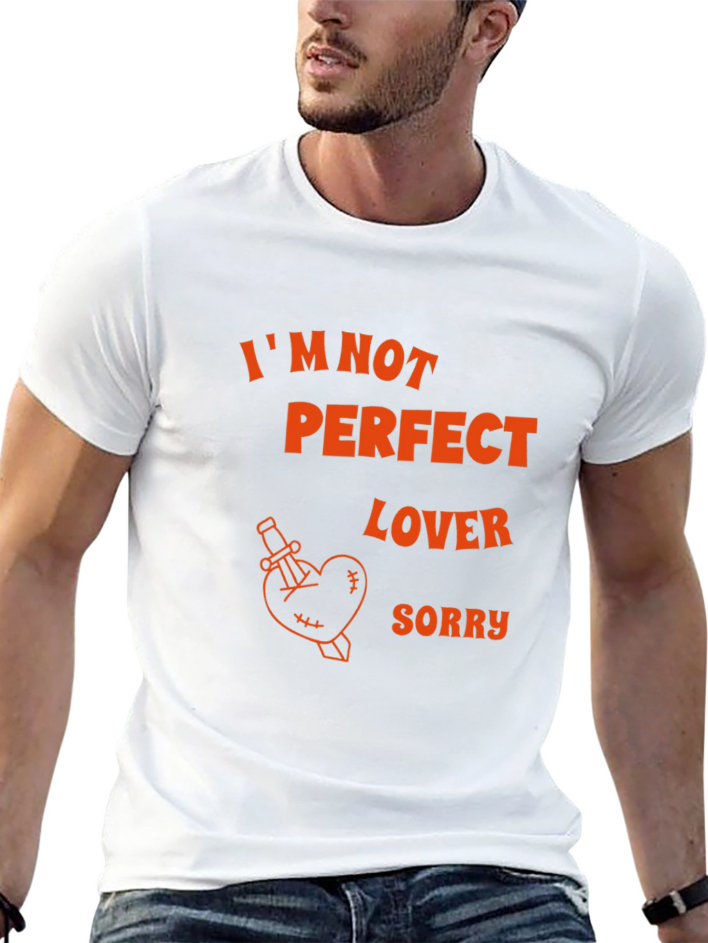 Im Not Perfect Lover Black T-Shirt