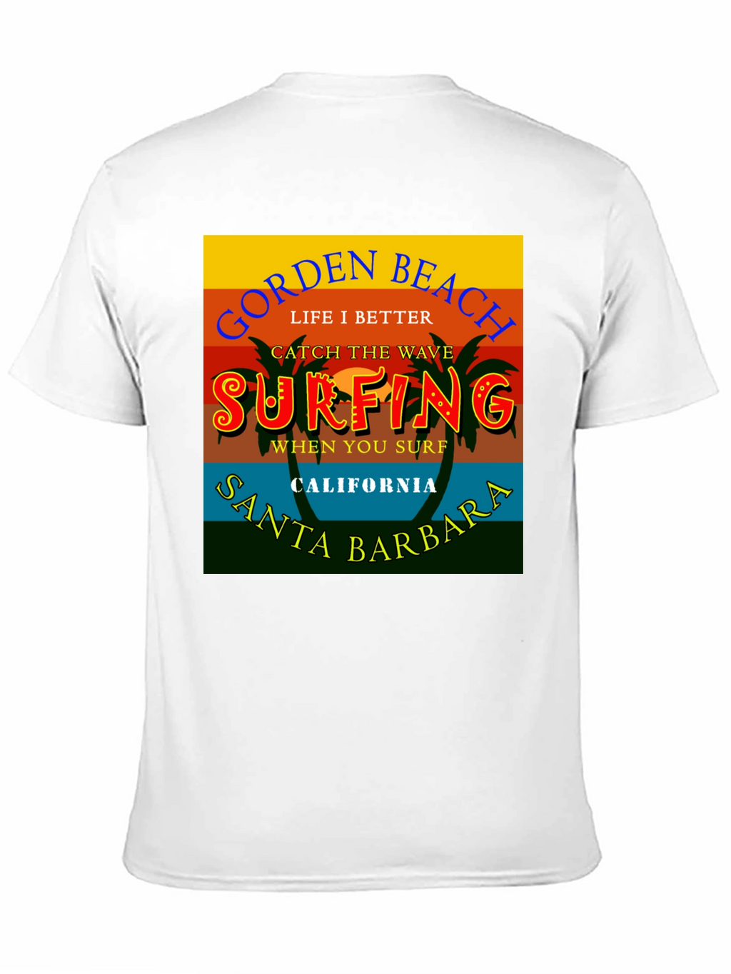 Gorden Beach Surfing T-Shirt