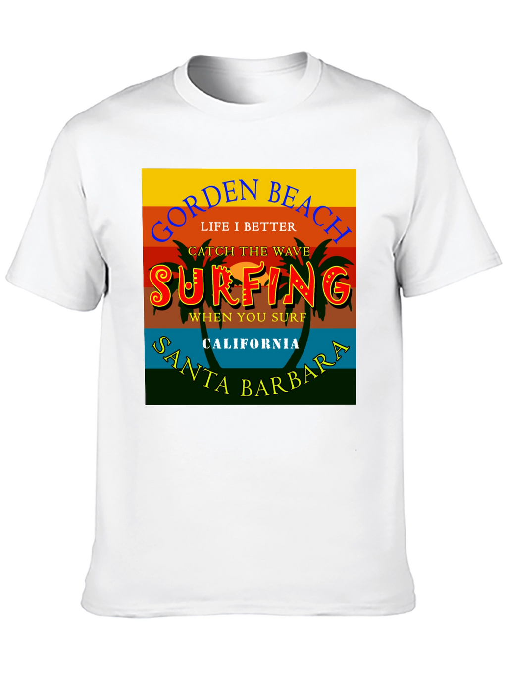 Gorden Beach Surfing T-Shirt