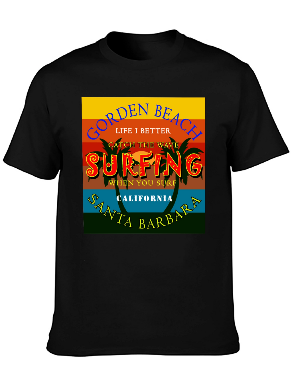 Gorden Beach Surfing T-Shirt