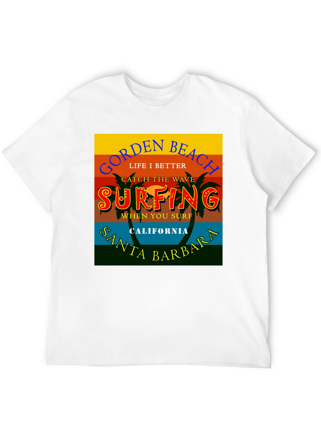 Gorden Beach Surfing T-Shirt