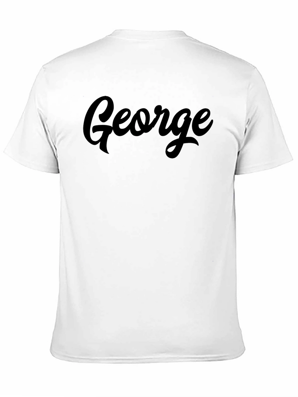 George Black T-Shirt - Stylish Name Tee