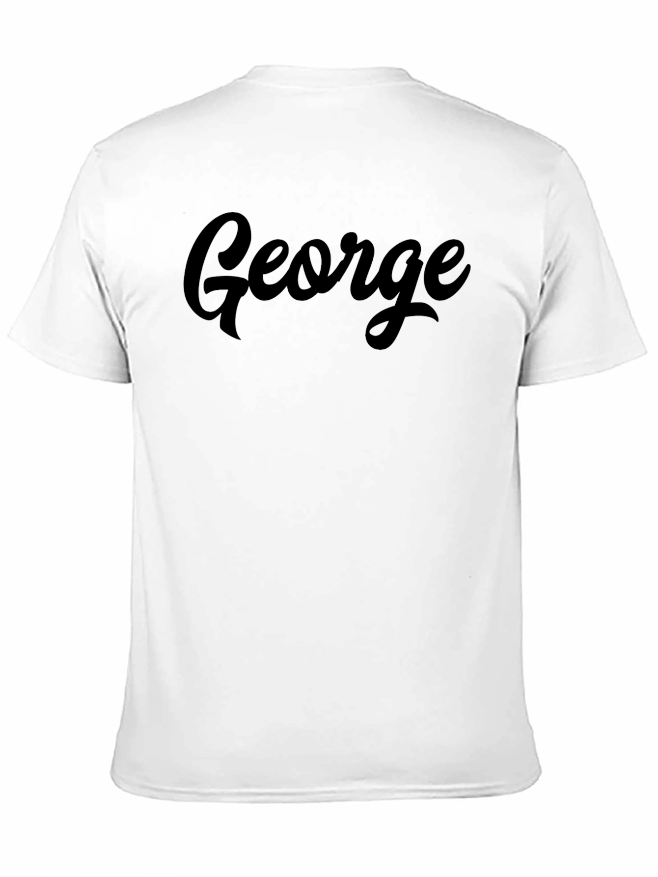 George Black T-Shirt - Stylish Name Tee
