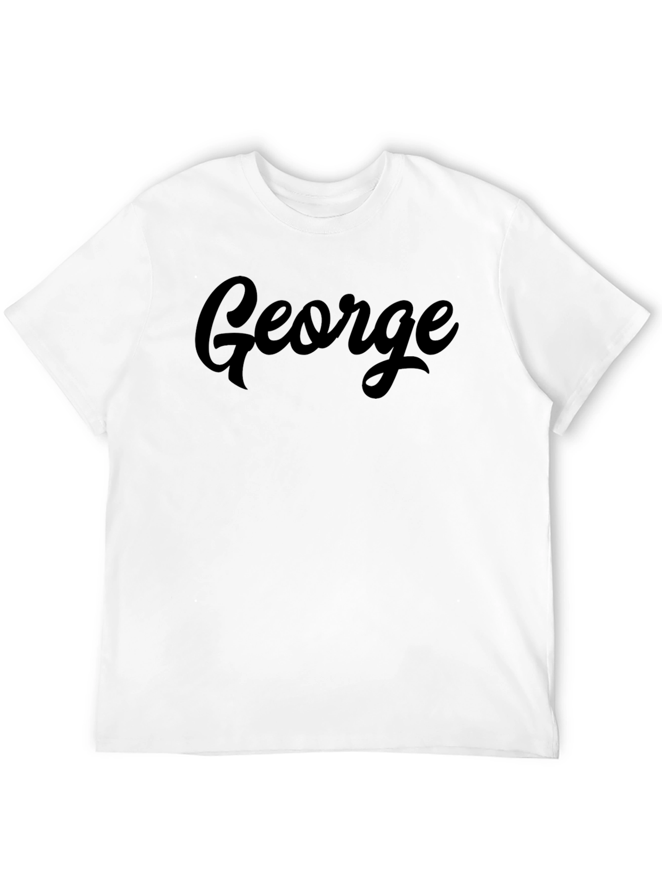George Black T-Shirt - Stylish Name Tee