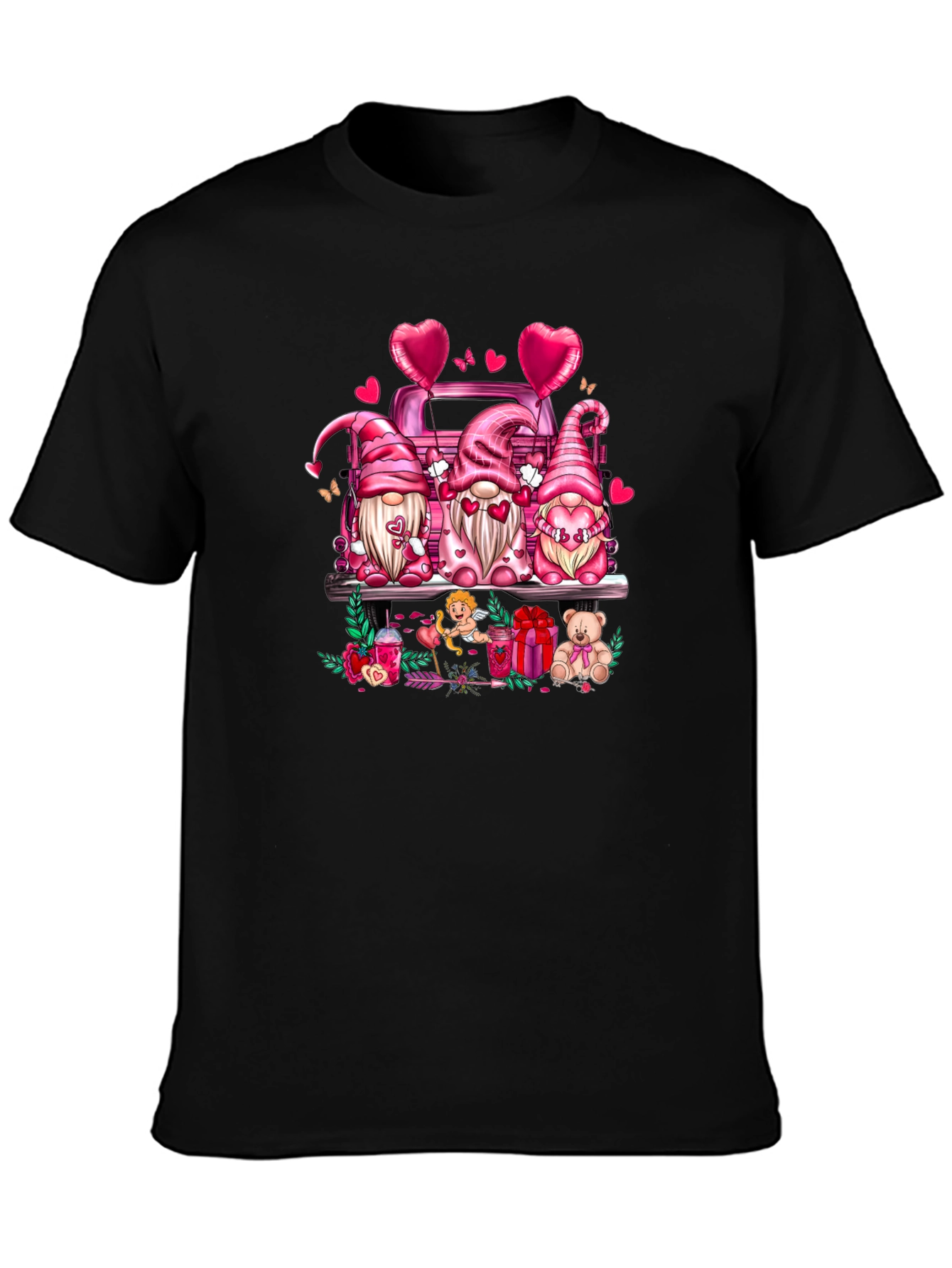 Valentines Day Gnomes Truck T-Shirt