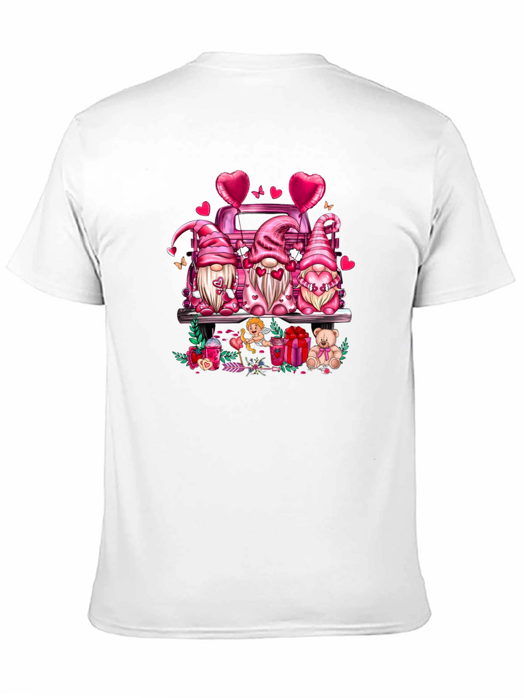 Valentines Day Gnomes Truck T-Shirt