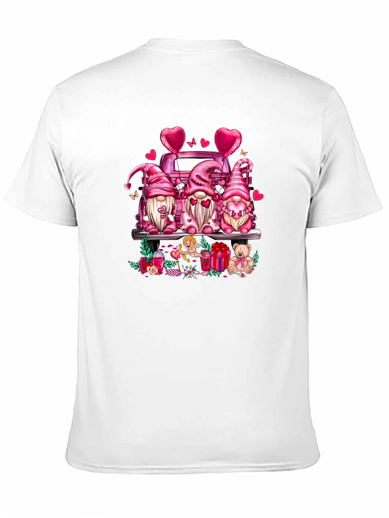 Valentines Day Gnomes Truck T-Shirt