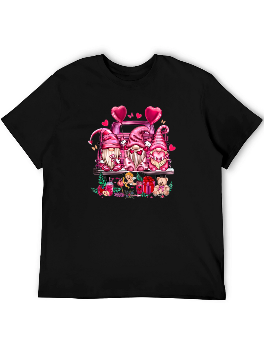 Valentines Day Gnomes Truck T-Shirt