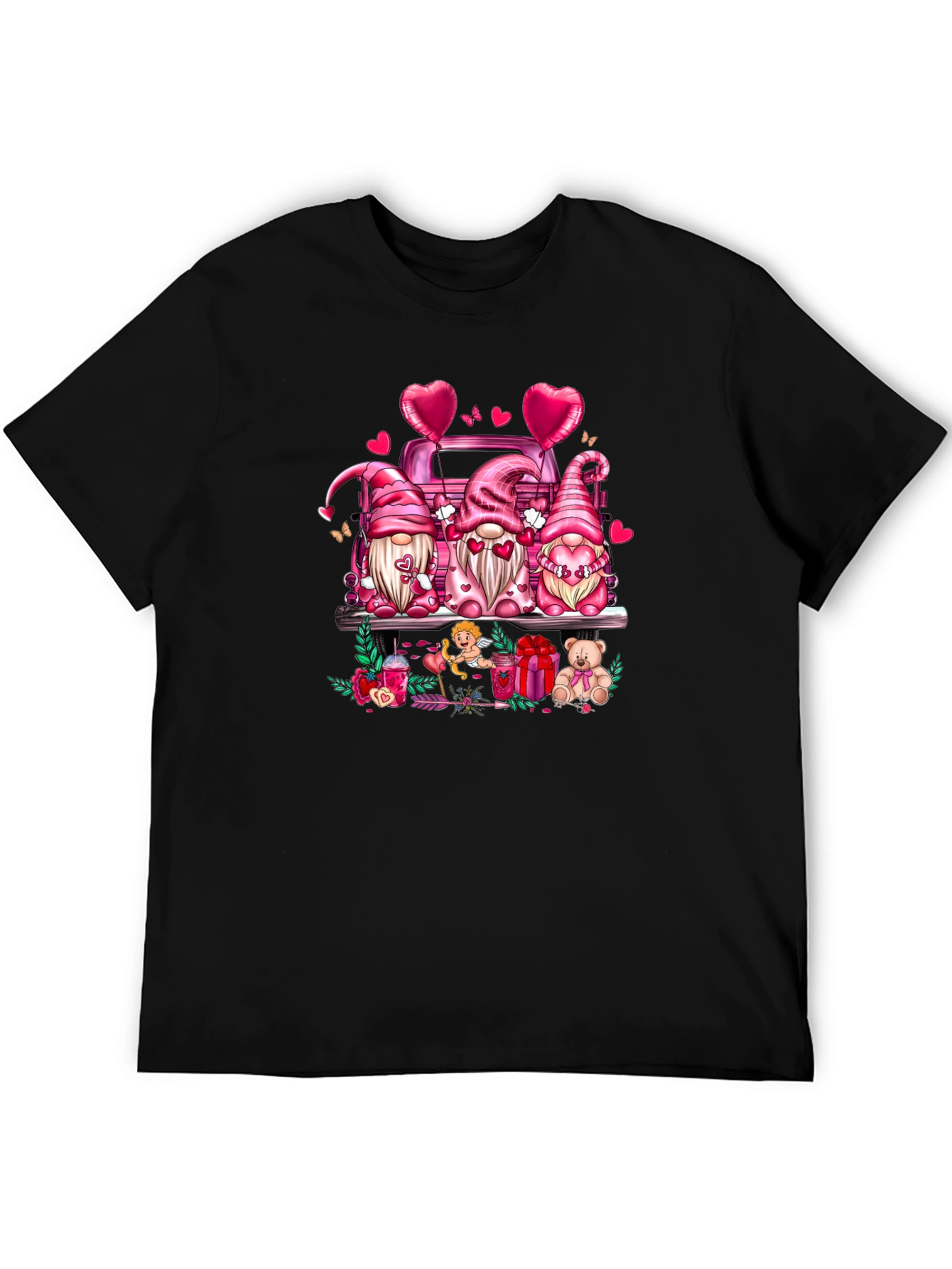 Valentines Day Gnomes Truck T-Shirt
