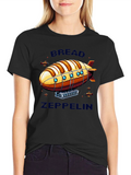 Bread Zeppelin T-Shirt - Pixel Art Design