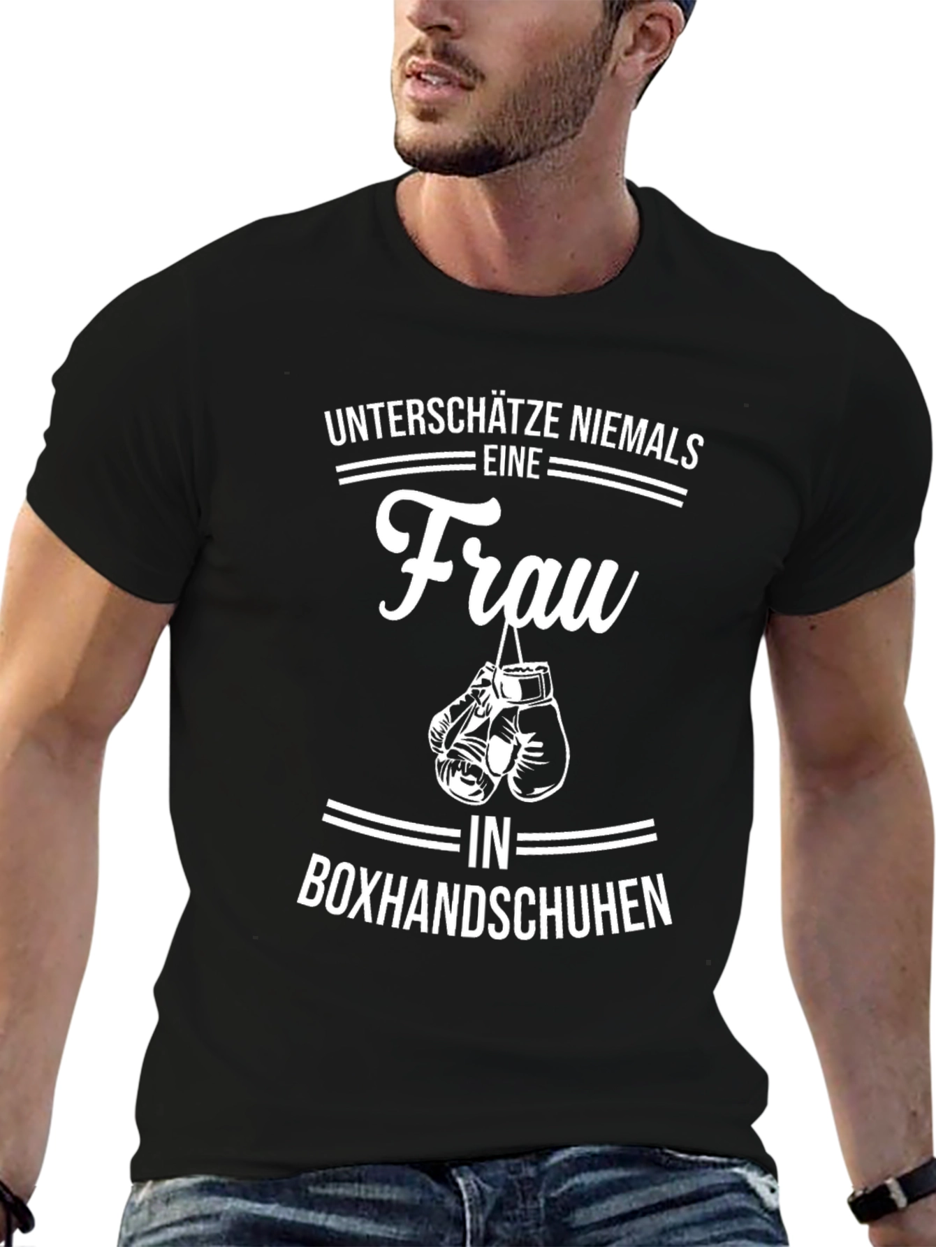 Womens Boxing Gloves Graphic T-Shirt