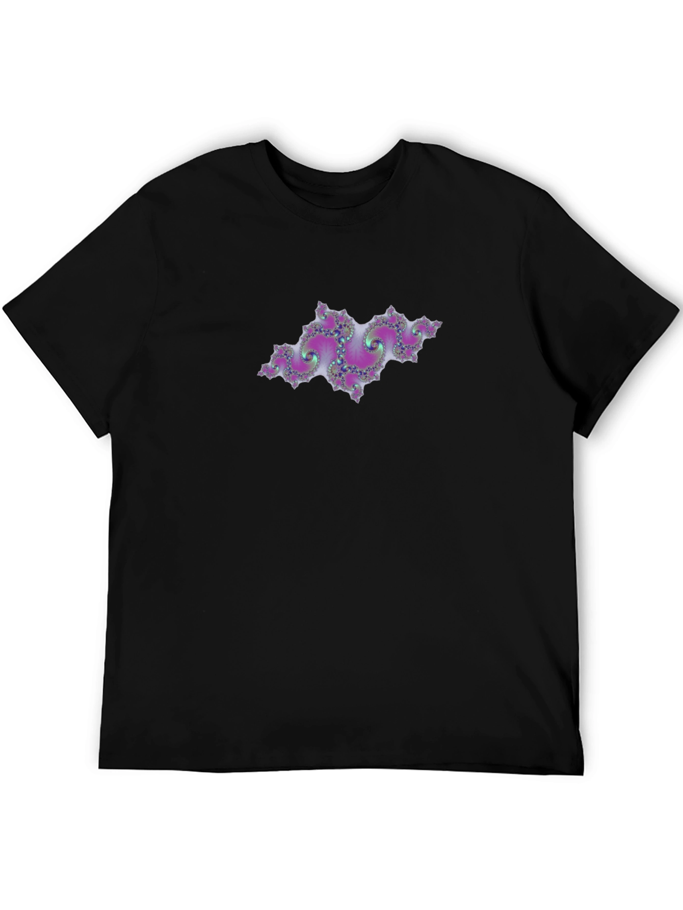 Fractal Design Black T-Shirt - Unique & Stylish