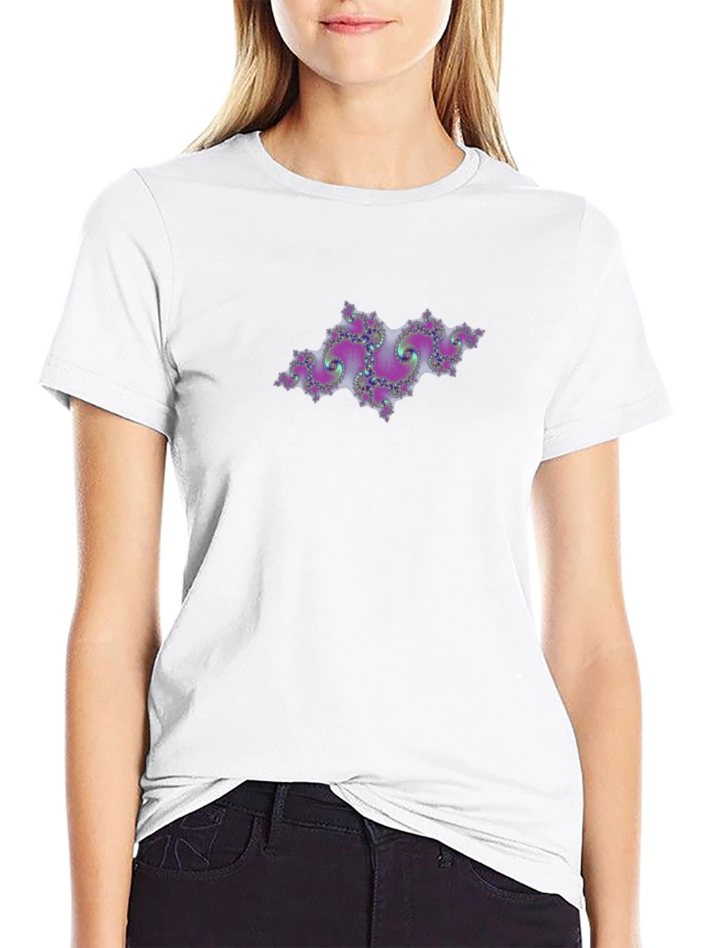 Fractal Design Black T-Shirt - Unique & Stylish
