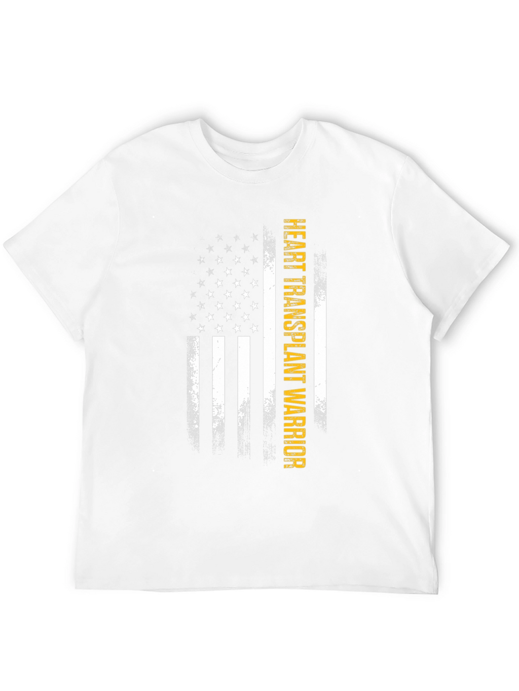 Heart Transplant Warrior US Flag T-Shirt