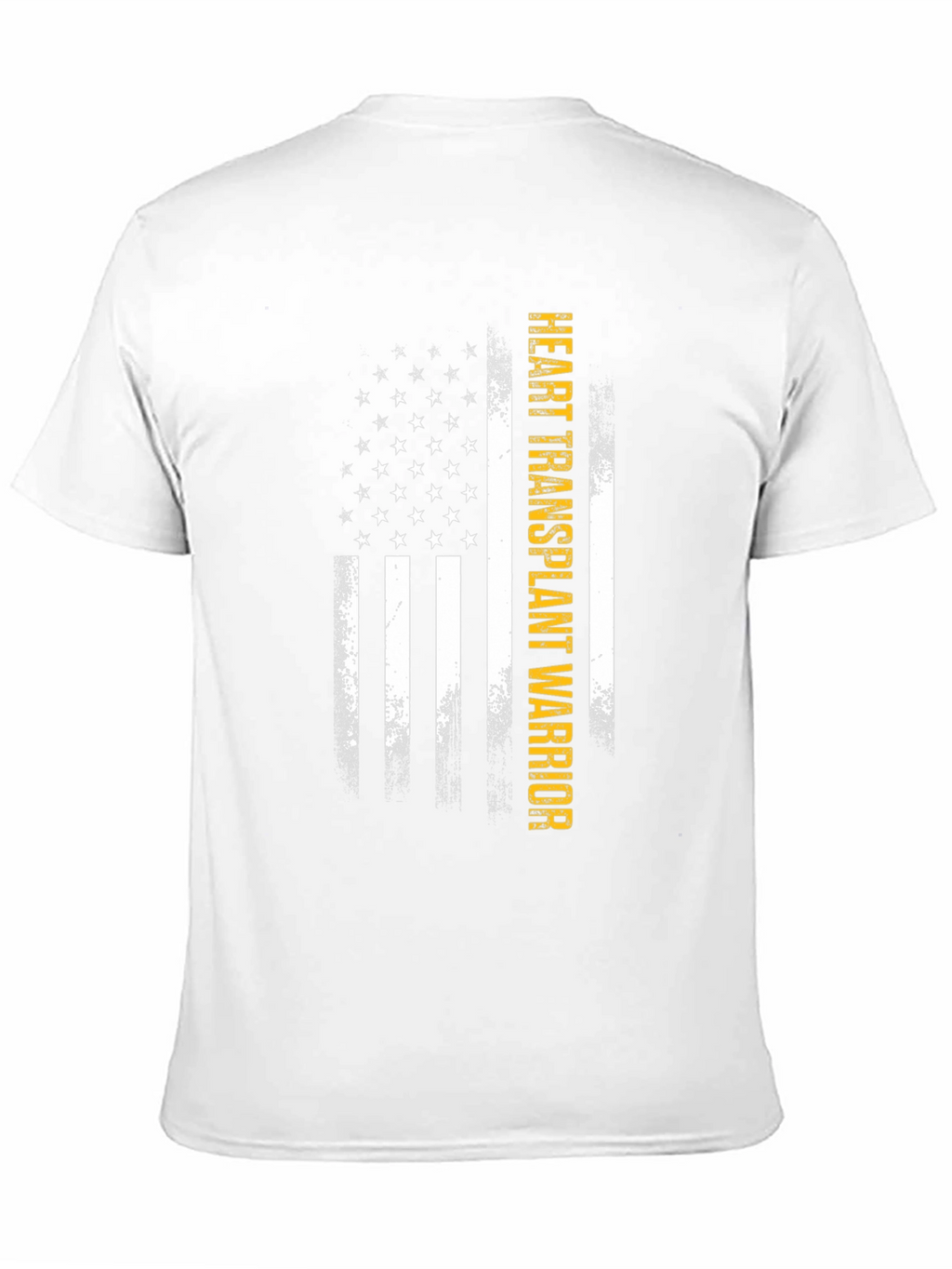 Heart Transplant Warrior US Flag T-Shirt
