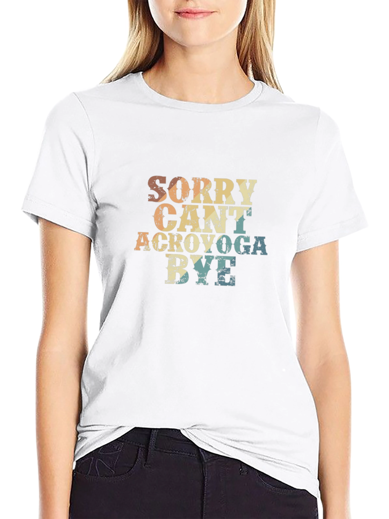 Sorry Cant Acroyoga Bye T-Shirt