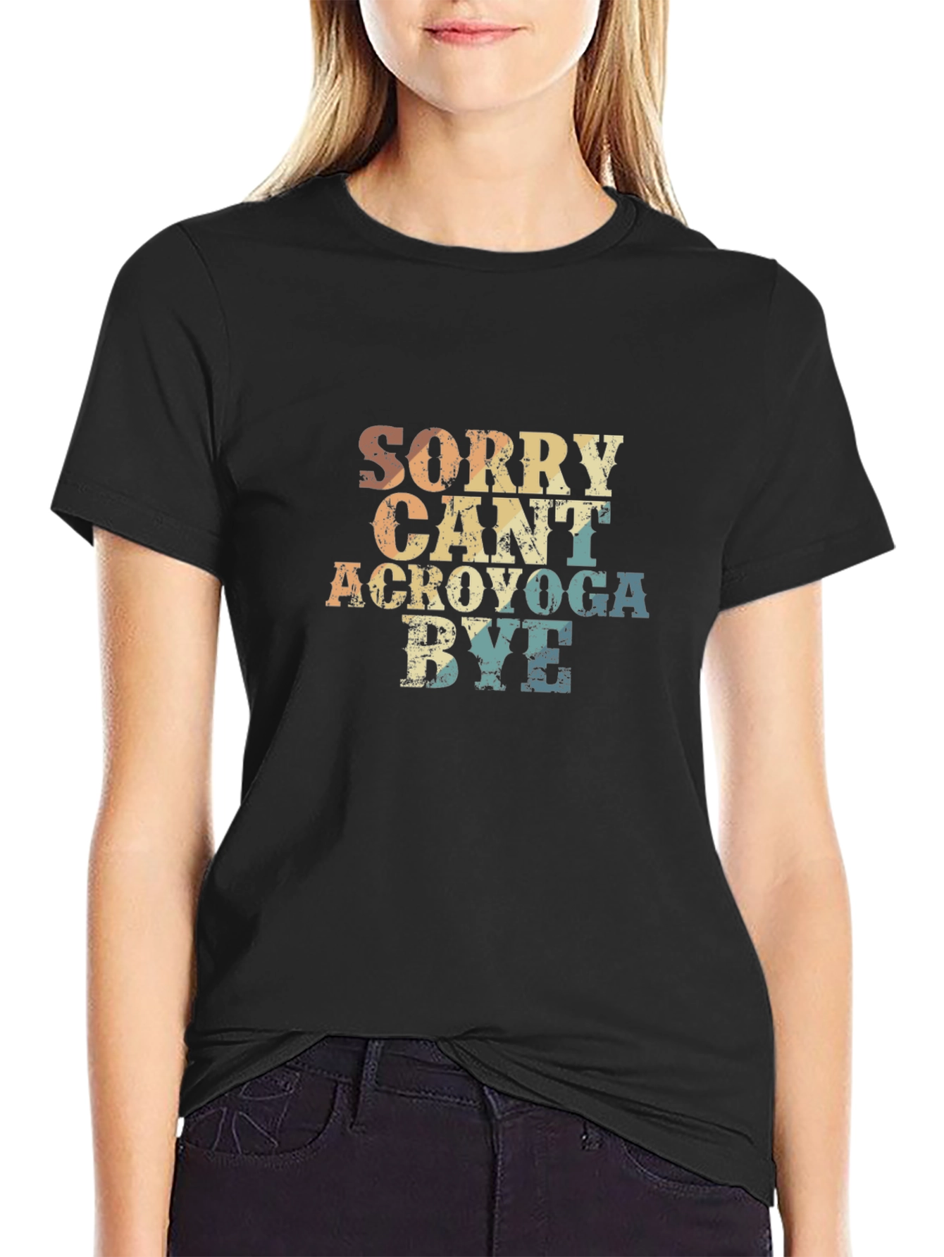 Sorry Cant Acroyoga Bye T-Shirt