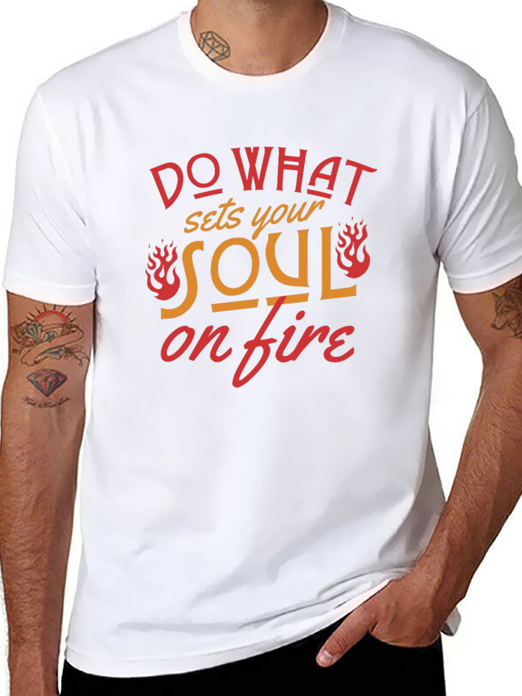 Soul On Fire Graphic T-Shirt - Black