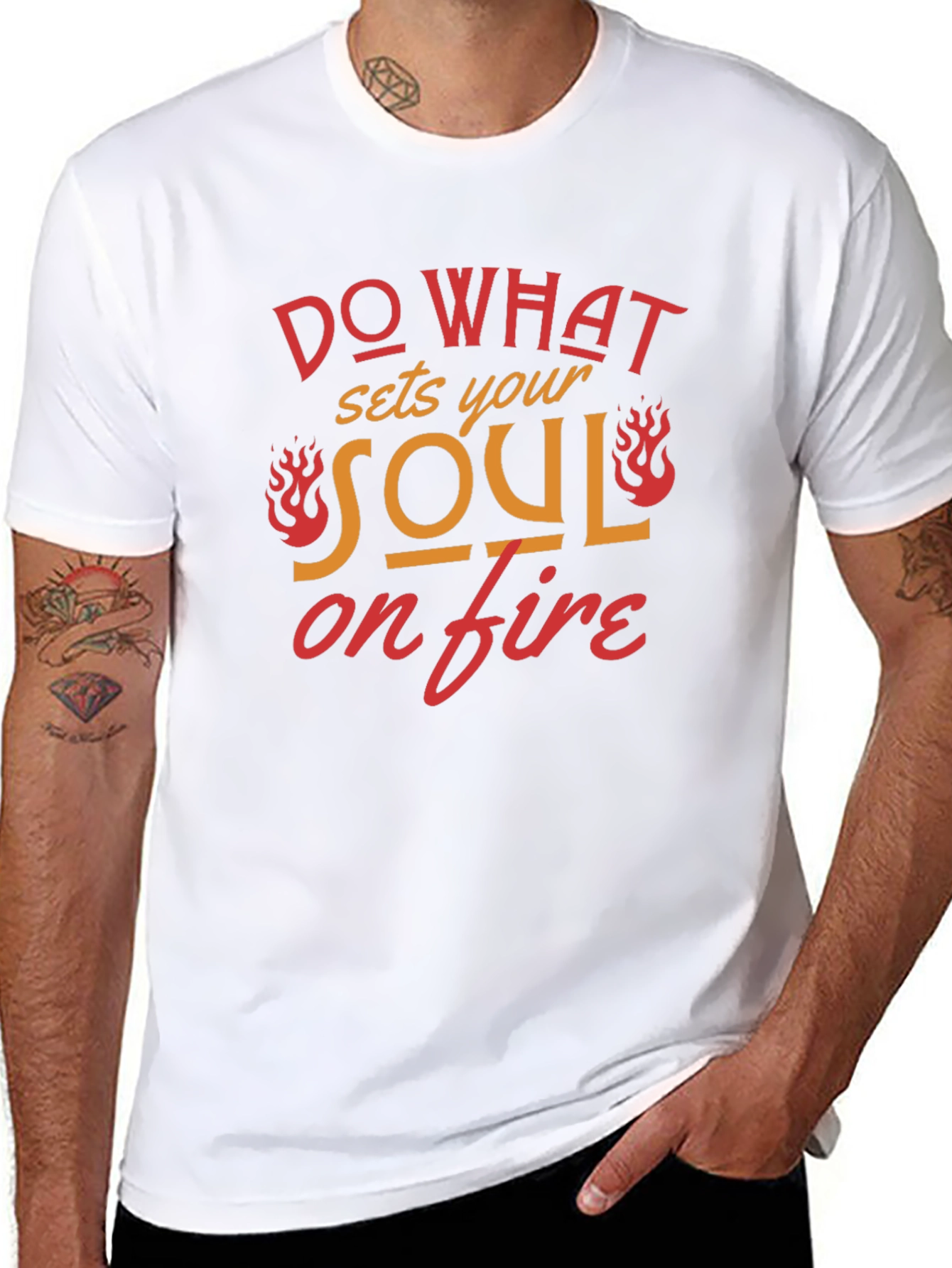 Soul On Fire Graphic T-Shirt - Black