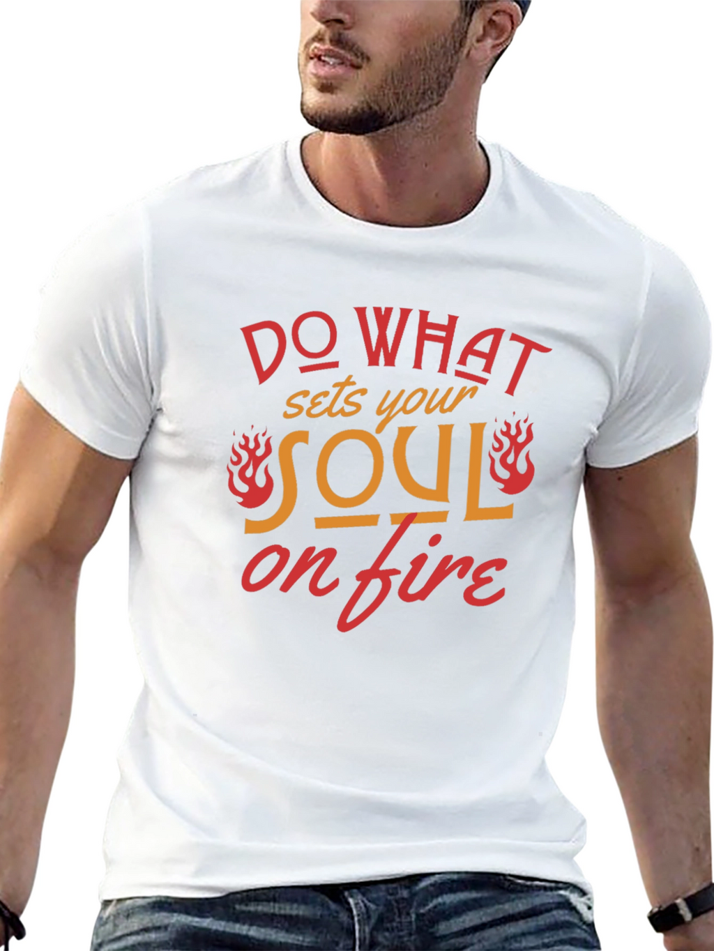 Soul On Fire Graphic T-Shirt - Black