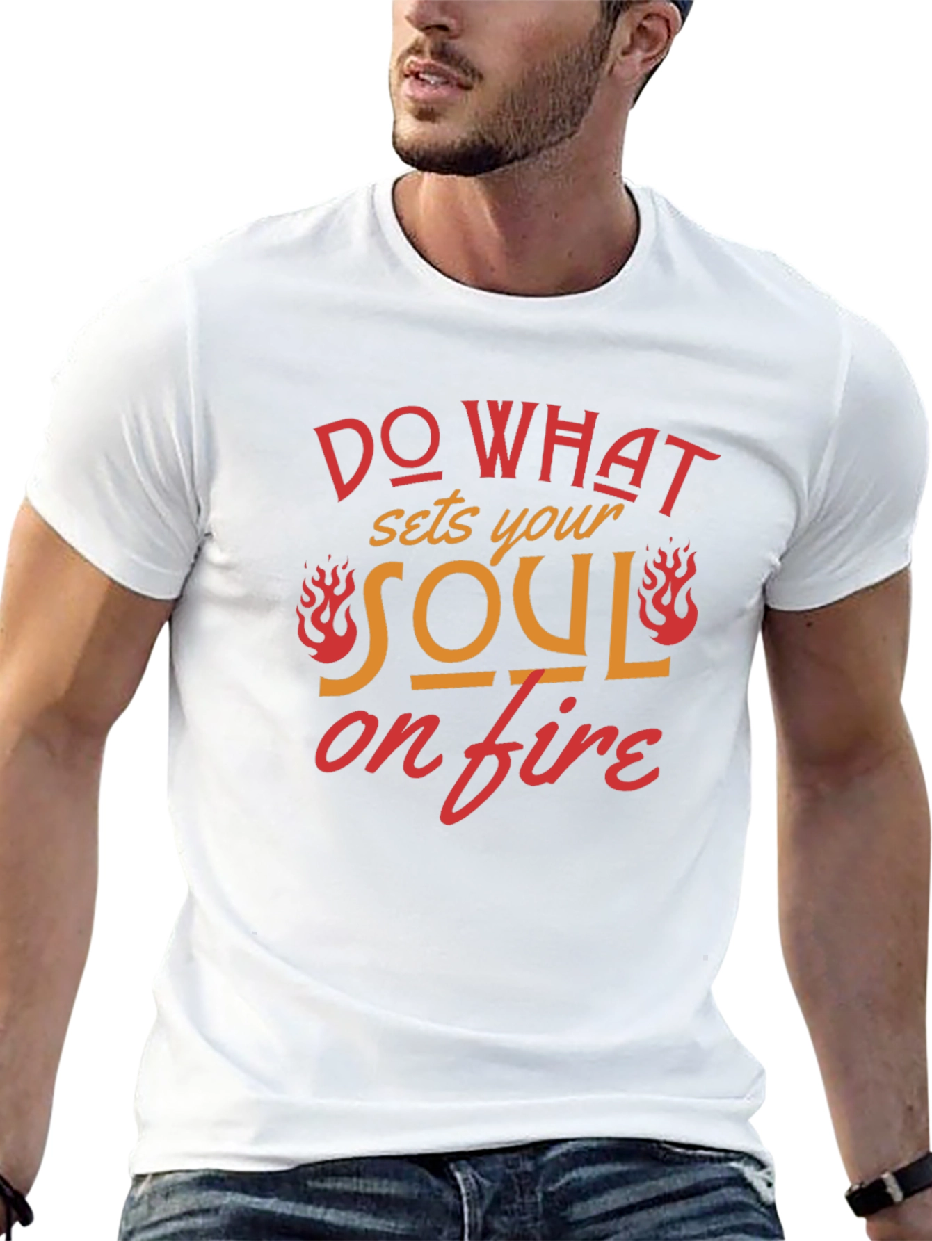 Soul On Fire Graphic T-Shirt - Black