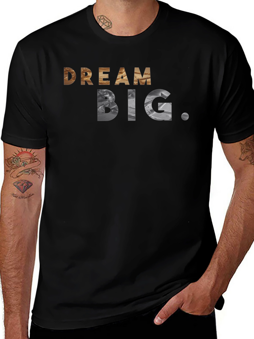 Dream Big Graphic Tee - Inspirational Shirt