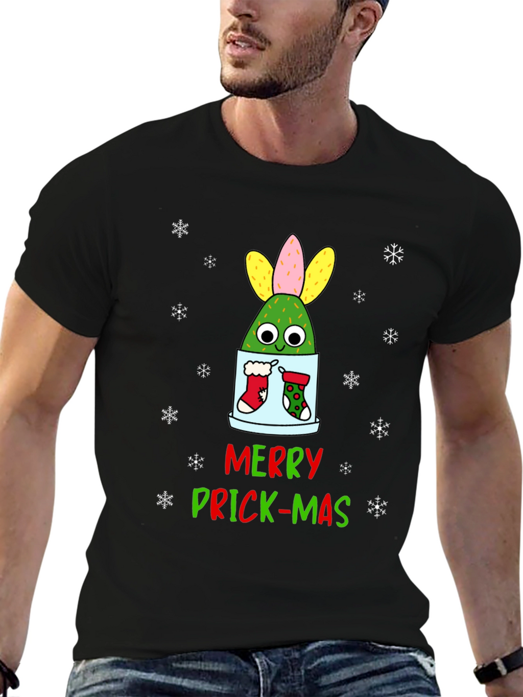 Merry Prick-Mas Cactus T-Shirt