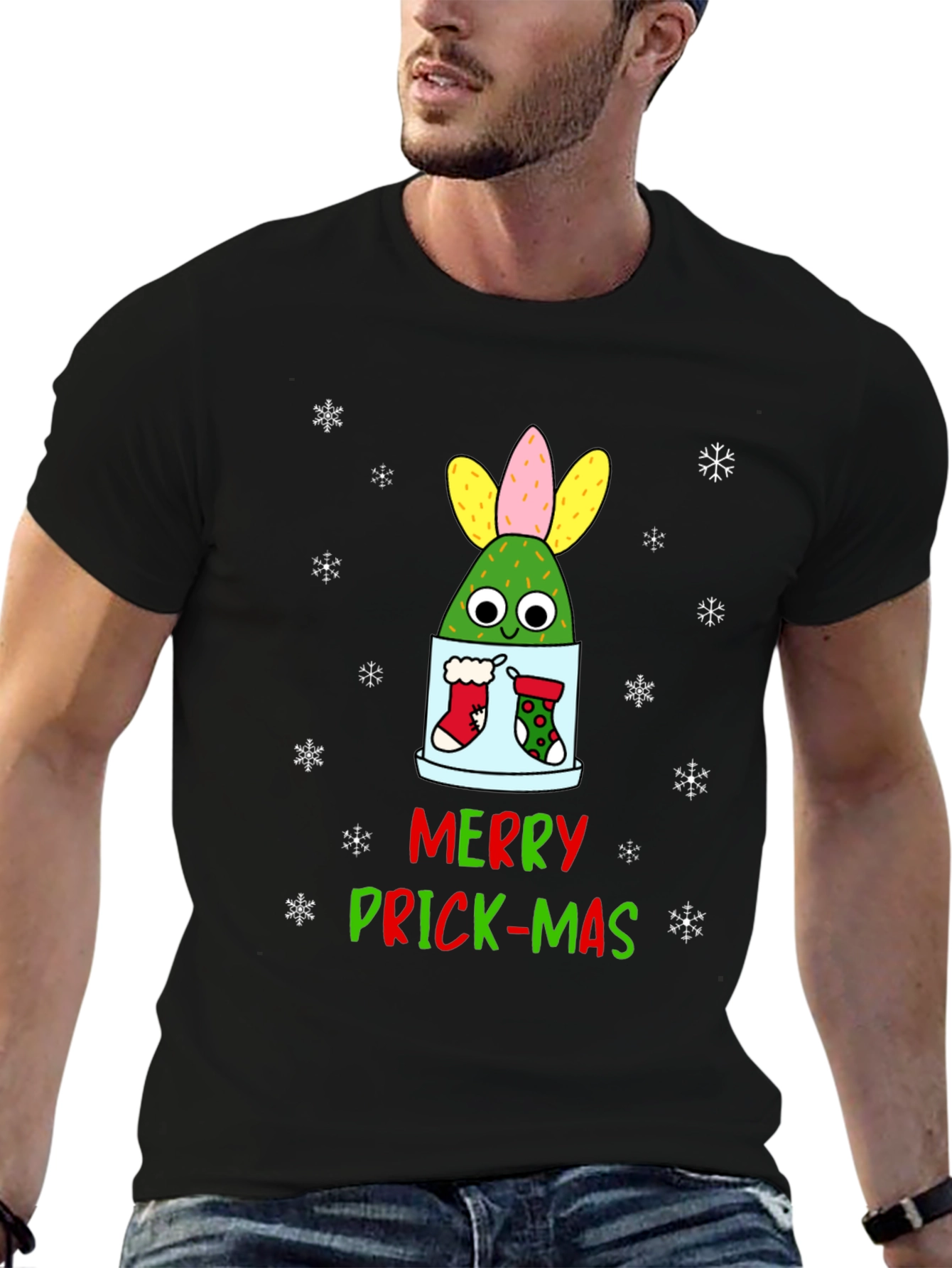 Merry Prick-Mas Cactus T-Shirt