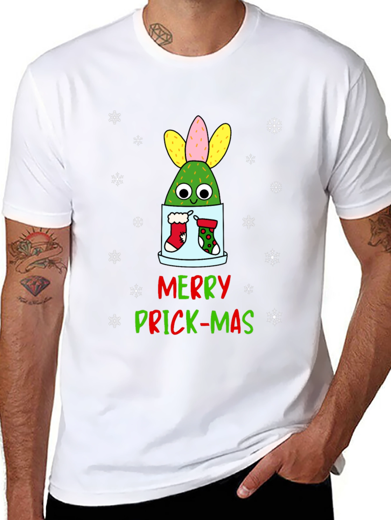 Merry Prick-Mas Cactus T-Shirt