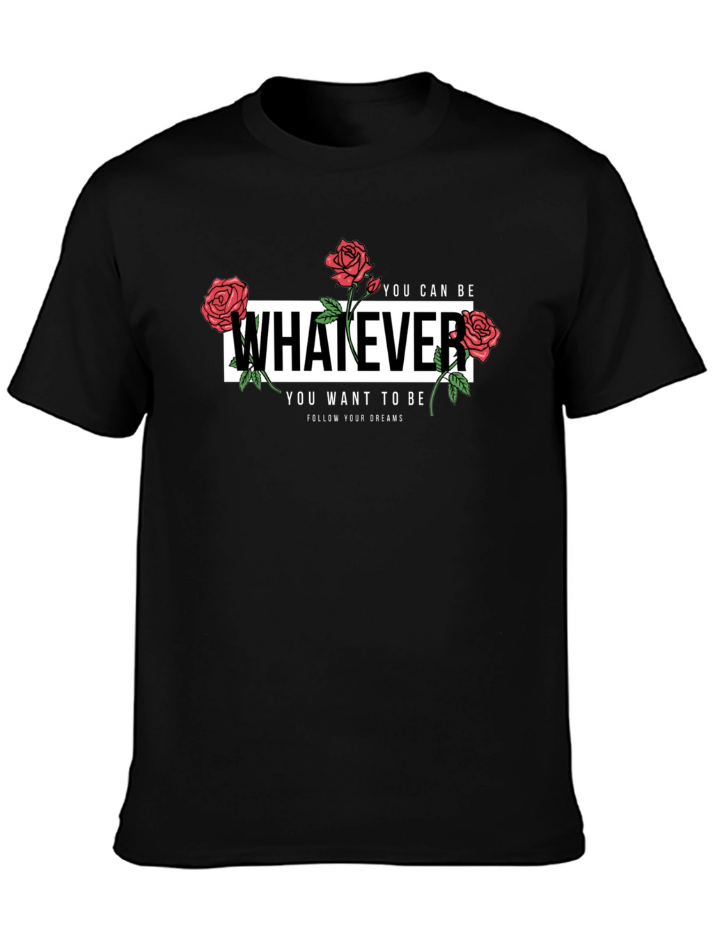 Whatever Rose Graphic T-Shirt