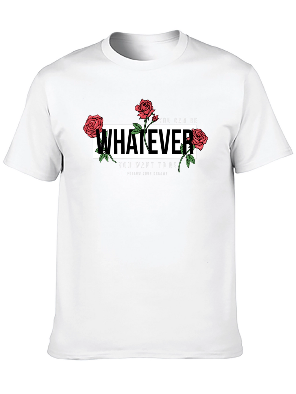 Whatever Rose Graphic T-Shirt