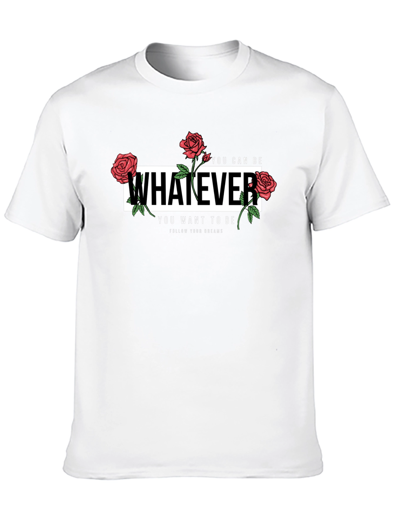 Whatever Rose Graphic T-Shirt