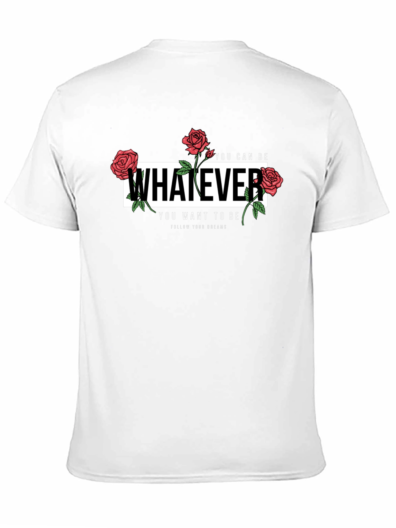 Whatever Rose Graphic T-Shirt