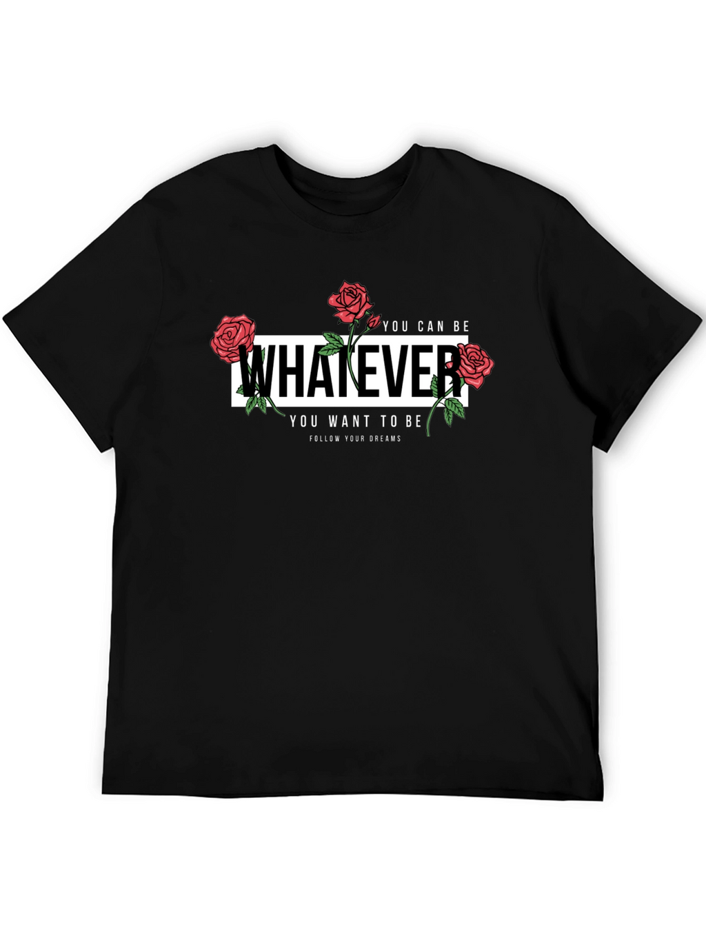 Whatever Rose Graphic T-Shirt