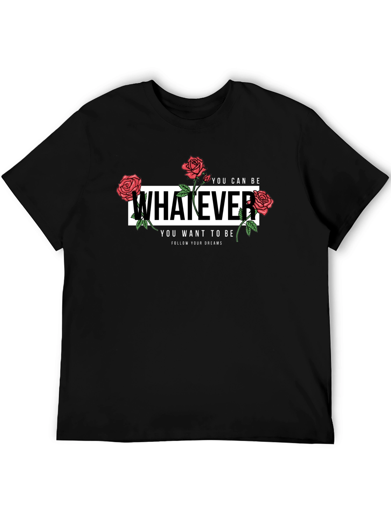Whatever Rose Graphic T-Shirt